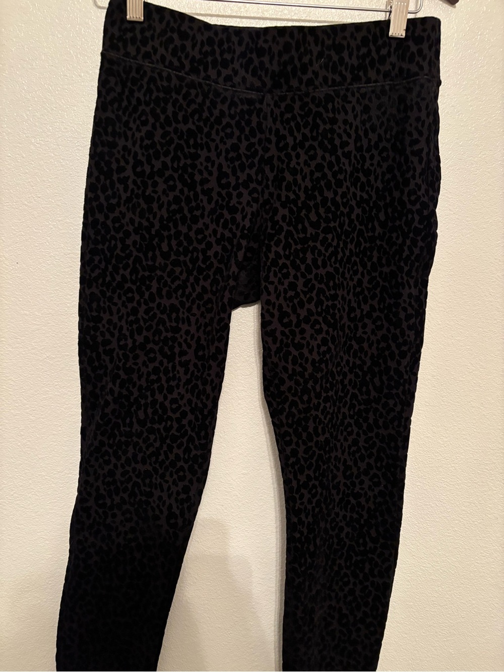Old Navy Stevie high rise flocked leopard print Leggings M - Picture 6 of 11